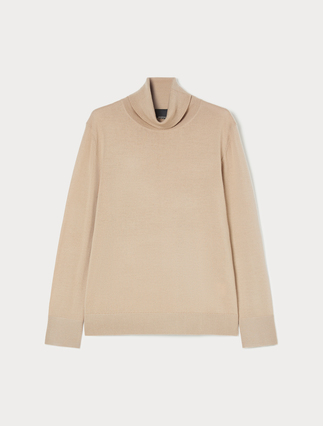 Pure wool polo-neck sweater - Marina Rinaldi
