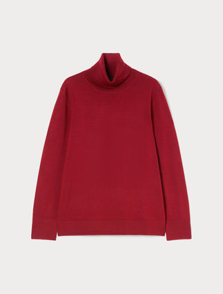 Pure wool polo-neck sweater - Marina Rinaldi