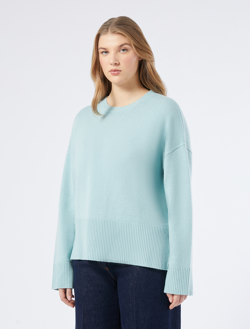 Kastiger Pullover aus Wolle - WASSER - Marina Rinaldi - 3 Kastiger Pullover aus Wolle - WASSER - Marina Rinaldi - 3