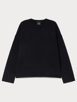Pure wool boxy jumper - Marina Rinaldi