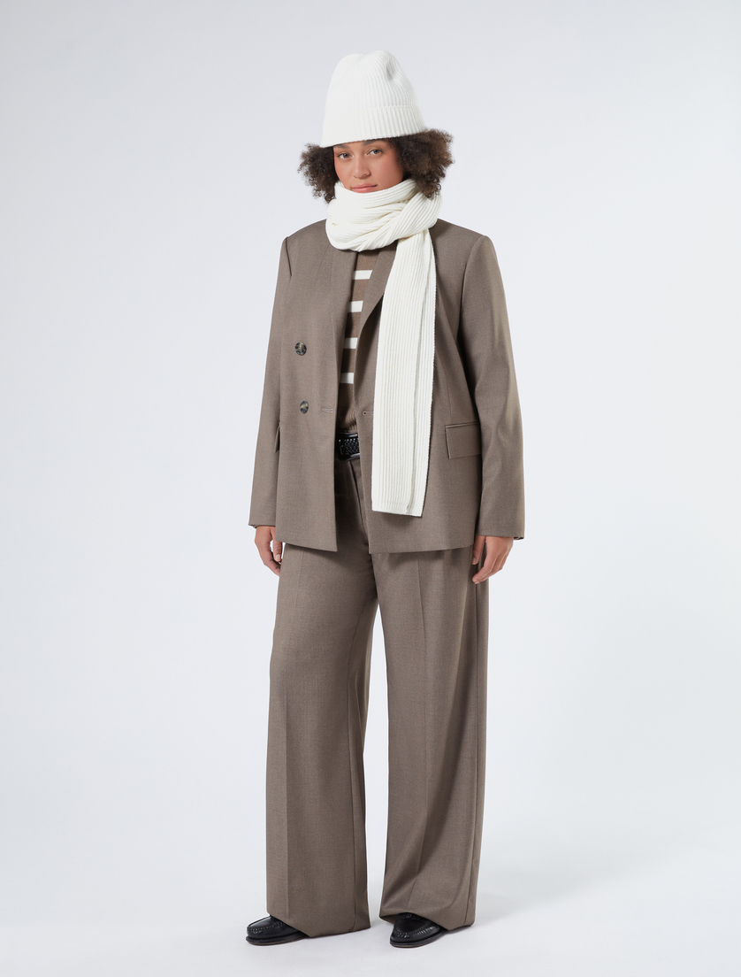 Pure wool boxy jumper - TURTLEDOVE - Marina Rinaldi - 2 Pure wool boxy jumper - TURTLEDOVE - Marina Rinaldi - 2