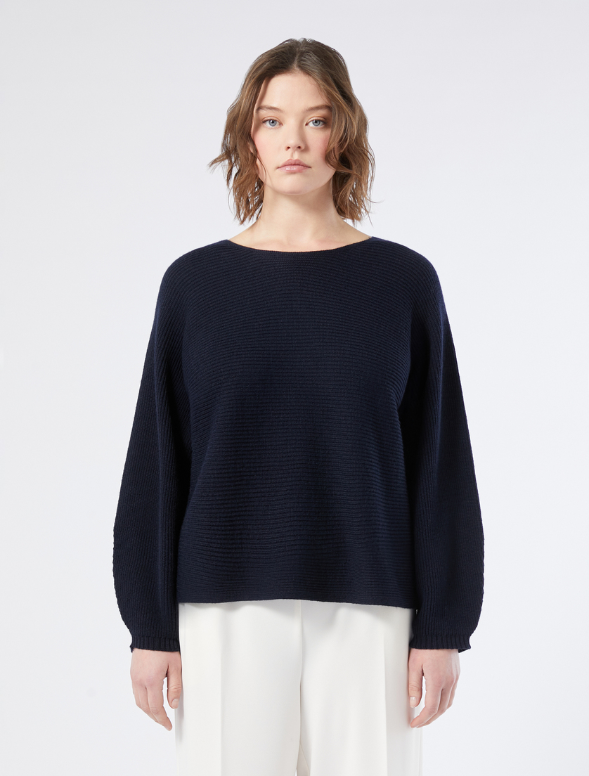 Wool blend jumper - MIDNIGHTBLUE - Marina Rinaldi - 3