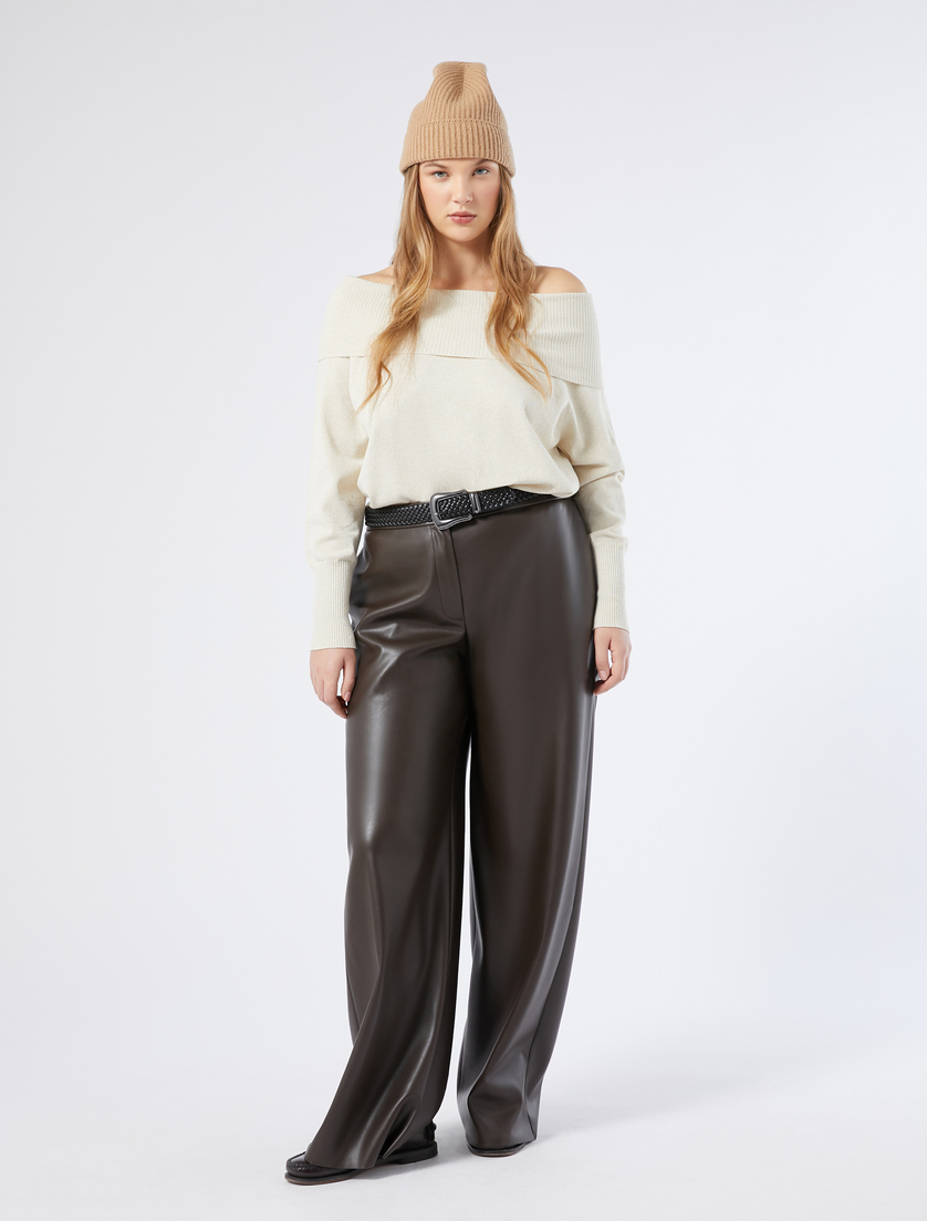 Lurex viscose jumper - IVORY - Marina Rinaldi - 2 Lurex viscose jumper - IVORY - Marina Rinaldi - 2