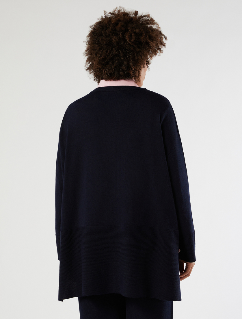 Maglia in misto lana - BLU NOTTE - Marina Rinaldi - 4