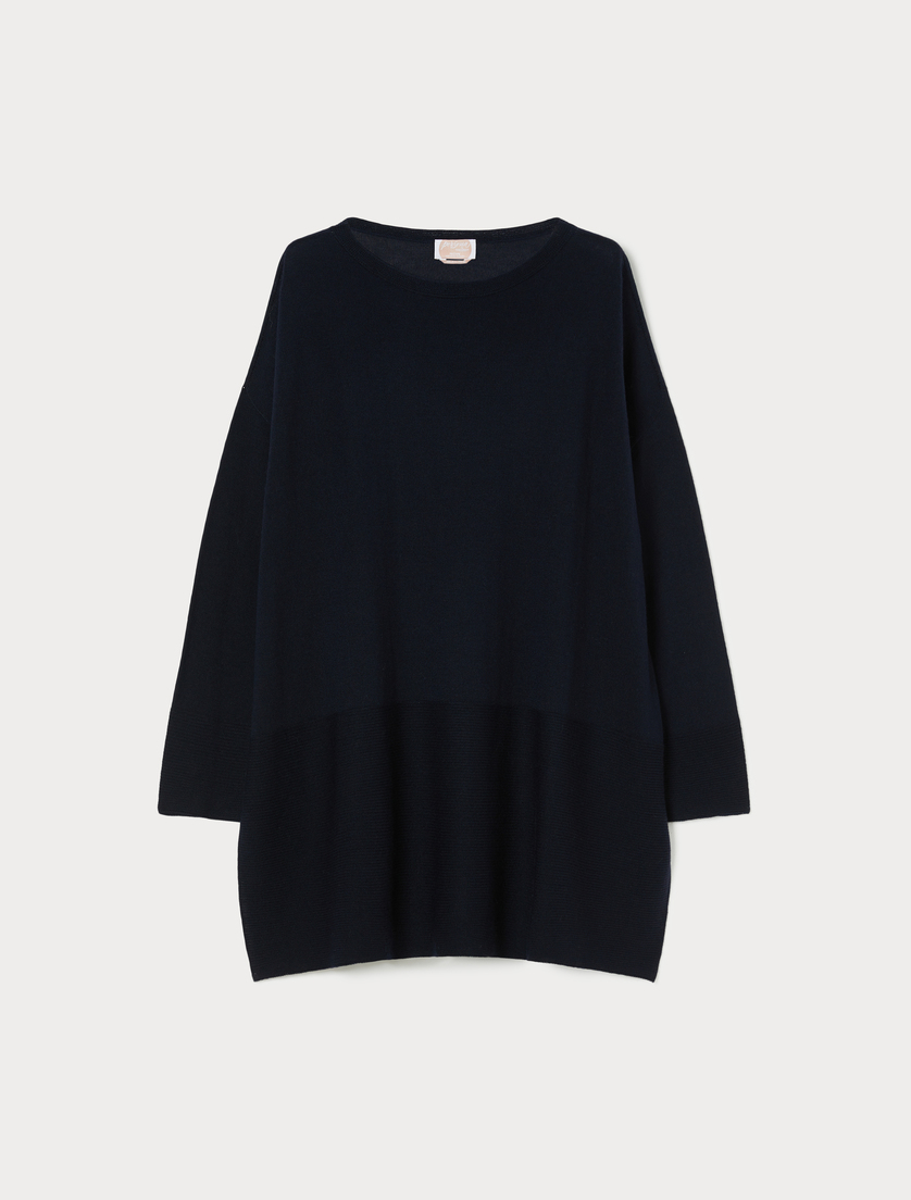 Maglia in misto lana - BLU NOTTE - Marina Rinaldi