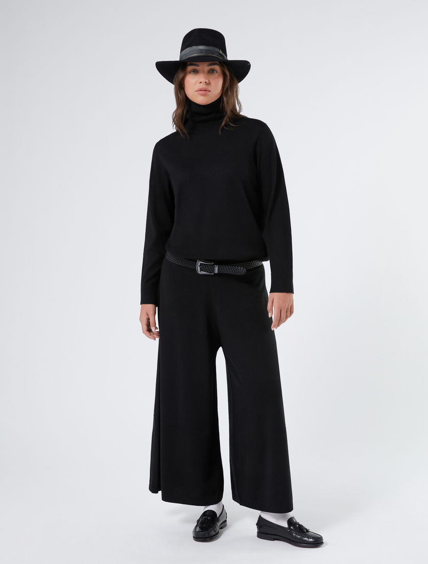 Turtleneck wool jumper - BLACK - Marina Rinaldi - 2 Turtleneck wool jumper - BLACK - Marina Rinaldi - 2