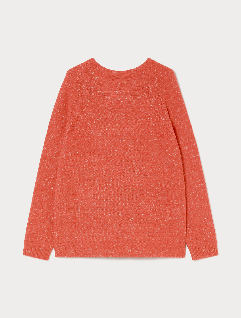 Alpaca and wool blend jumper - RED - Marina Rinaldi - 4 Alpaca and wool blend jumper - RED - Marina Rinaldi - 4
