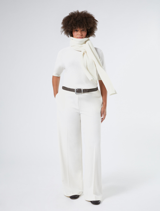 Wool and sequin polo neck jumper - Marina Rinaldi