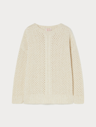 Alpaca and lurex blend jumper - Marina Rinaldi