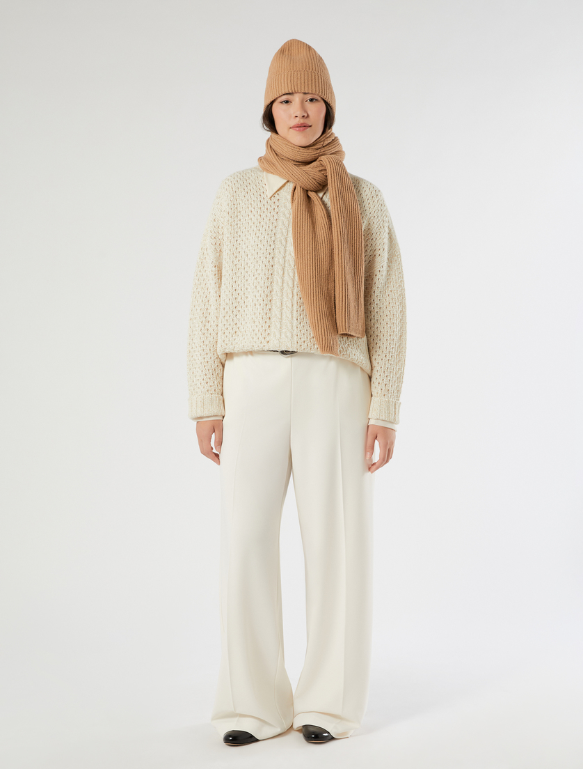 Alpaca and lurex blend jumper - IVORY - Marina Rinaldi - 2 Alpaca and lurex blend jumper - IVORY - Marina Rinaldi - 2