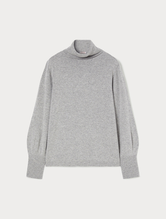 Cashmere blend polo-neck jumper - Marina Rinaldi