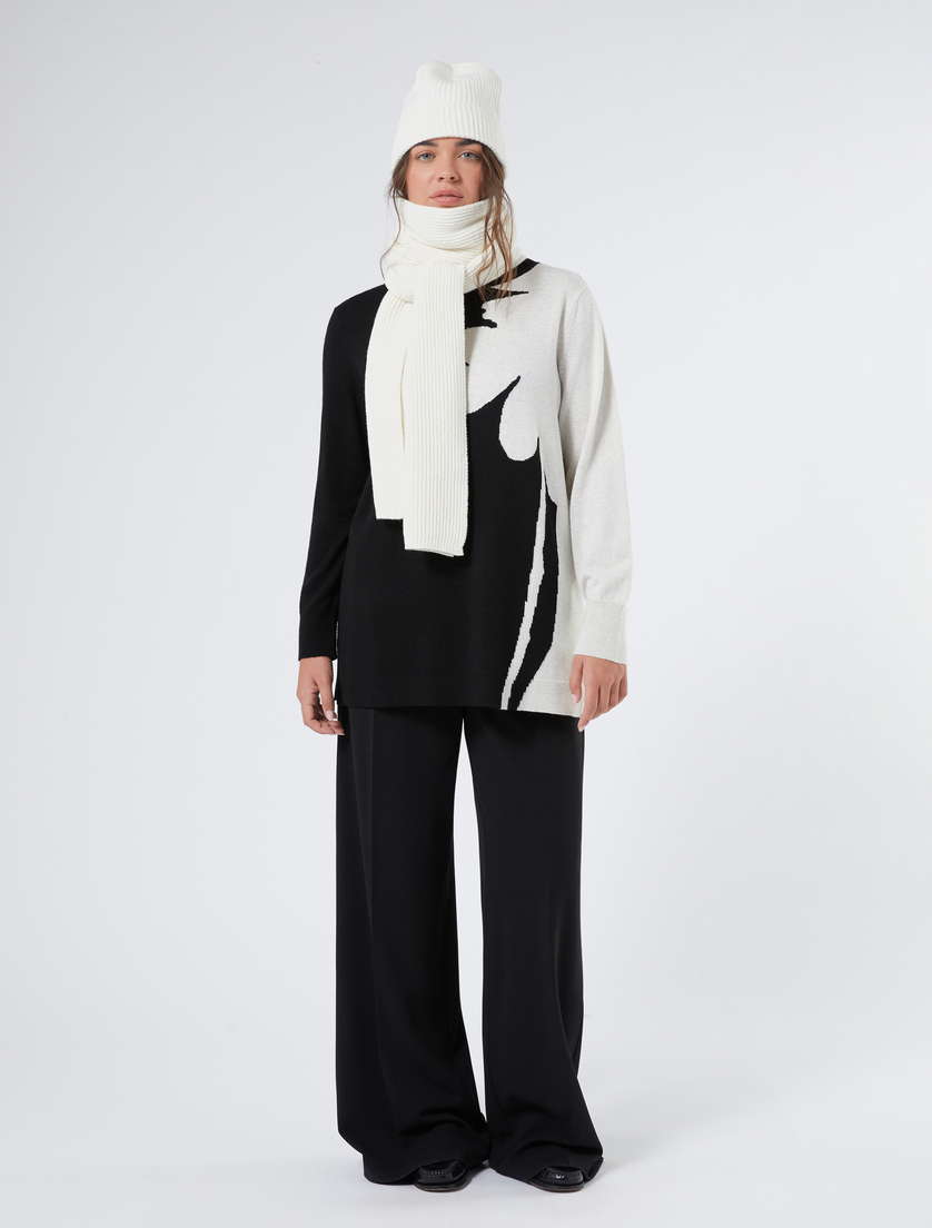 Cashmere blend jumper with lurex - BLACK - Marina Rinaldi - 2 Cashmere blend jumper with lurex - BLACK - Marina Rinaldi - 2