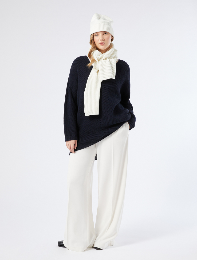 Alpaca-blend oversize jumper - MIDNIGHTBLUE - Marina Rinaldi - 2 Alpaca-blend oversize jumper - MIDNIGHTBLUE - Marina Rinaldi - 2