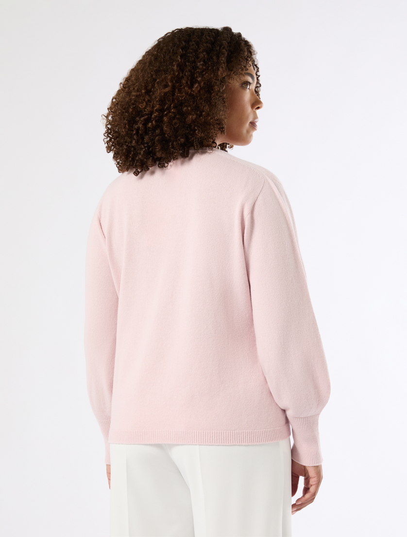 Wool blend jumper - PINK - Marina Rinaldi - 4