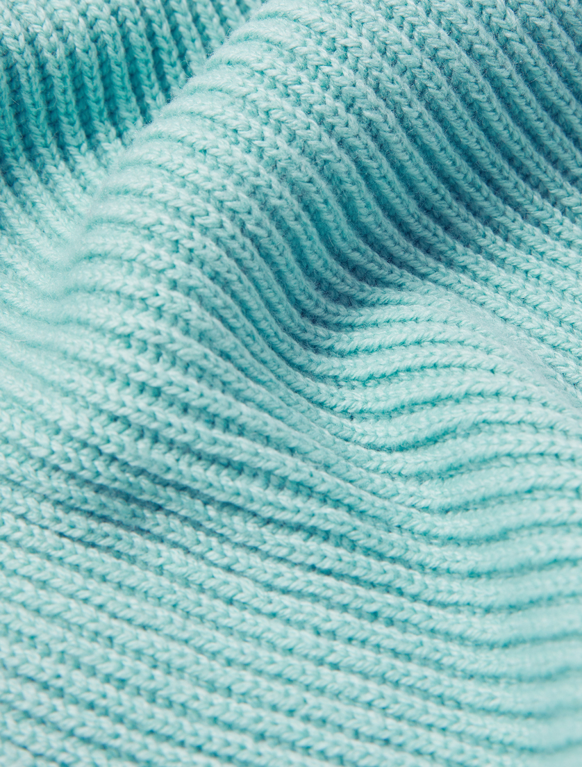 Κασκόλ και καπέλο από μείγμα κασμίρ - ΝΕΡΟ - Marina Rinaldi - 4