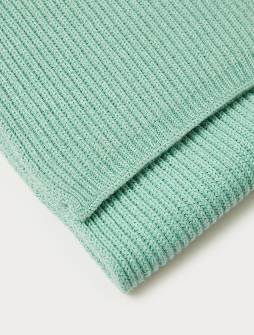 Cashmere blend scarf and hat - WATER - Marina Rinaldi - 4 Cashmere blend scarf and hat - WATER - Marina Rinaldi - 4