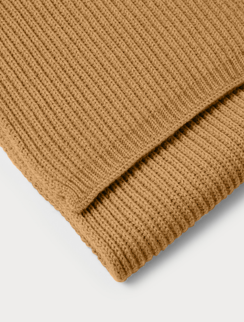 Cashmere blend scarf and hat - CAMEL - Marina Rinaldi - 4 Cashmere blend scarf and hat - CAMEL - Marina Rinaldi - 4
