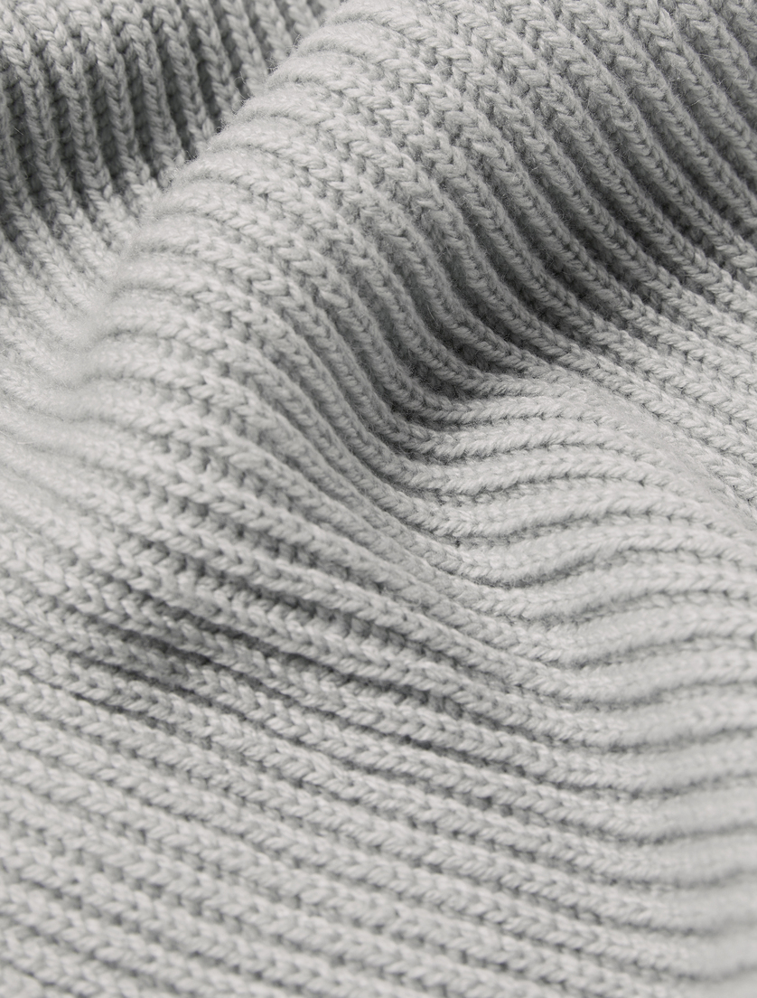 Cashmere blend scarf and hat - LIGHT GREY - Marina Rinaldi - 3 Cashmere blend scarf and hat - LIGHT GREY - Marina Rinaldi - 3