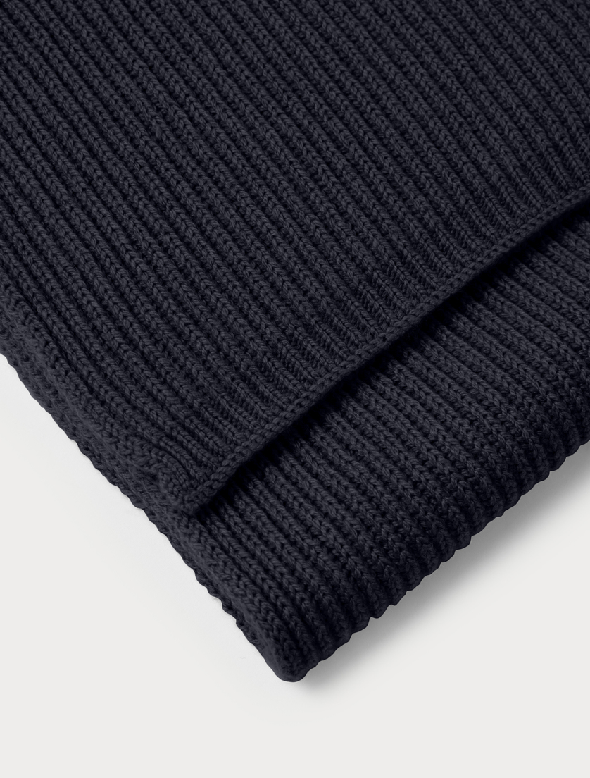 Cashmere blend scarf and hat - MIDNIGHTBLUE - Marina Rinaldi - 4 Cashmere blend scarf and hat - MIDNIGHTBLUE - Marina Rinaldi - 4