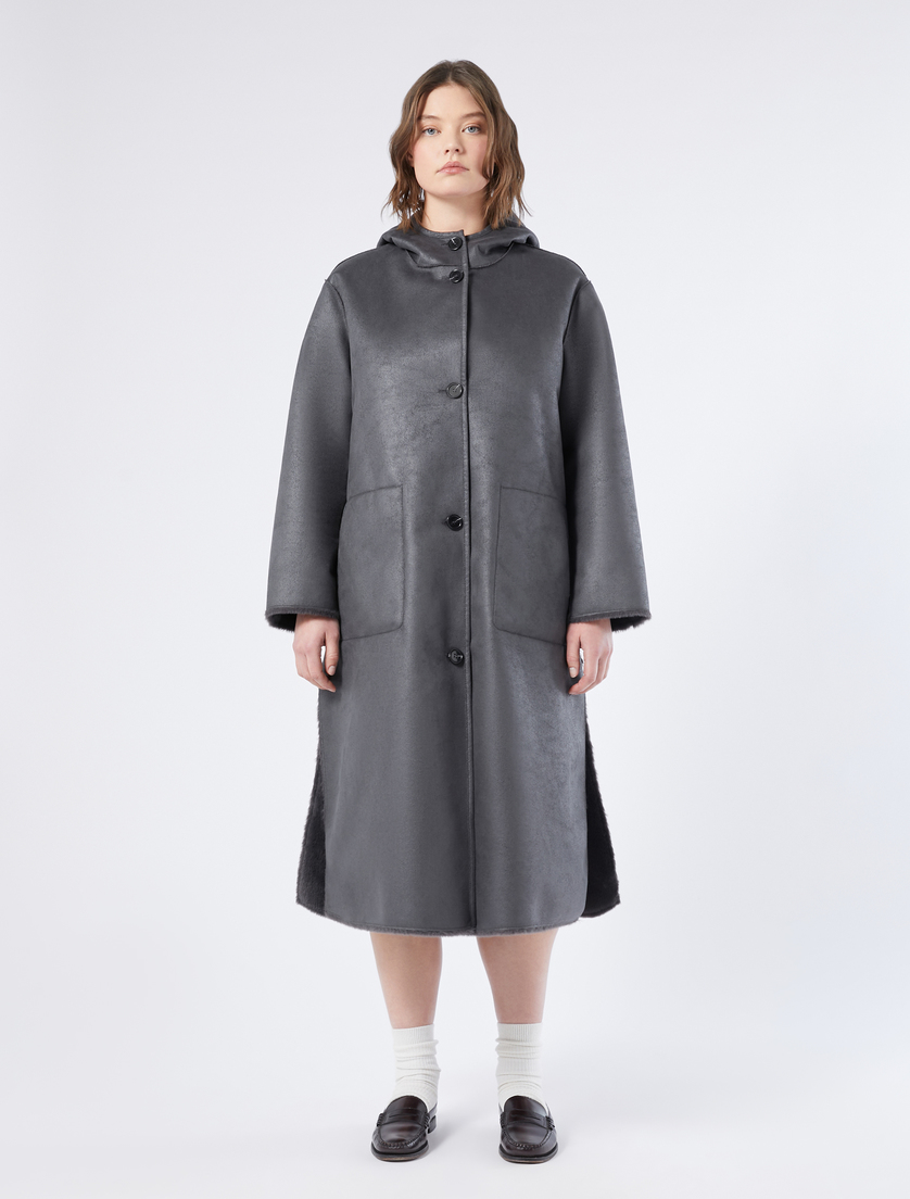 Reversible coat - MEDIUM GREY - Marina Rinaldi - 5