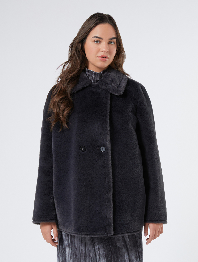 Reversible pea coat - MEDIUM GREY - Marina Rinaldi - 5
