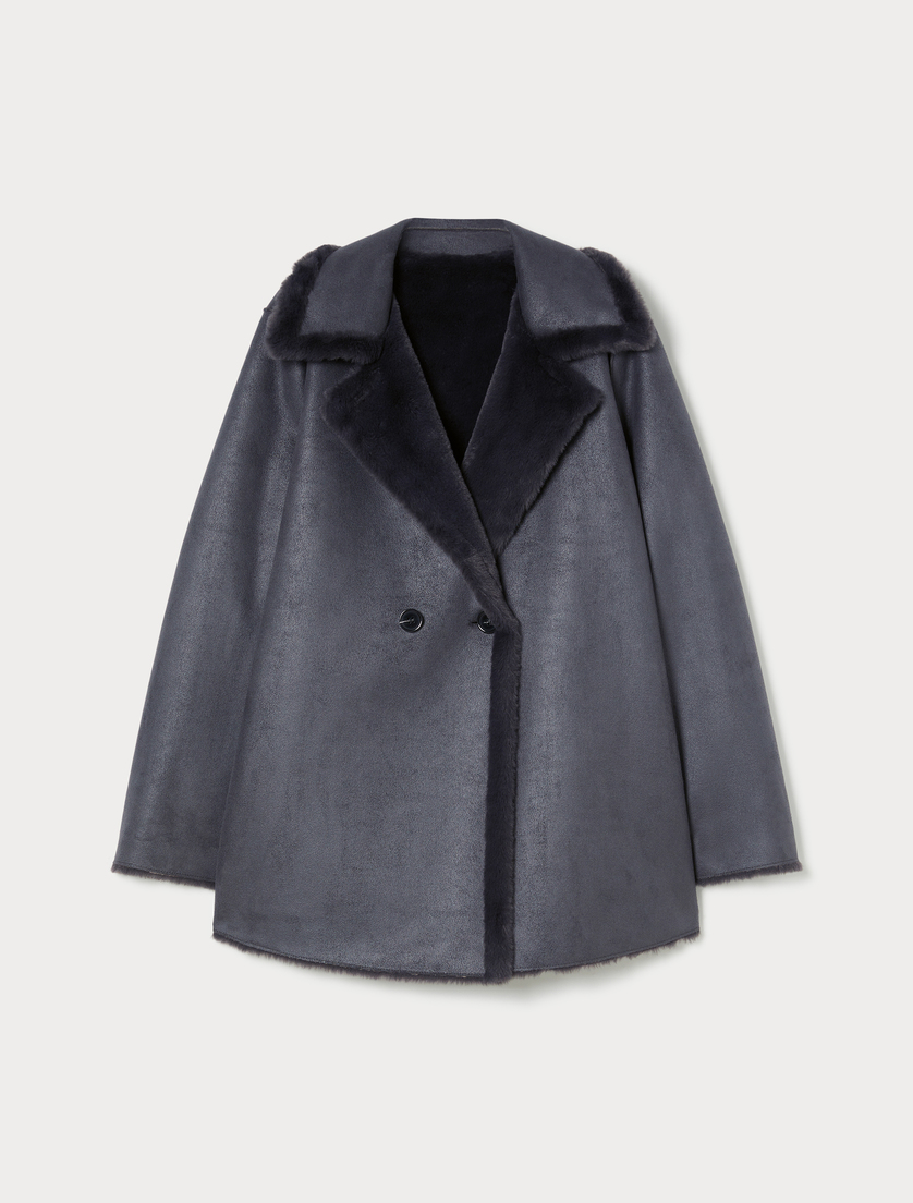 Reversible pea coat - MEDIUM GREY - Marina Rinaldi