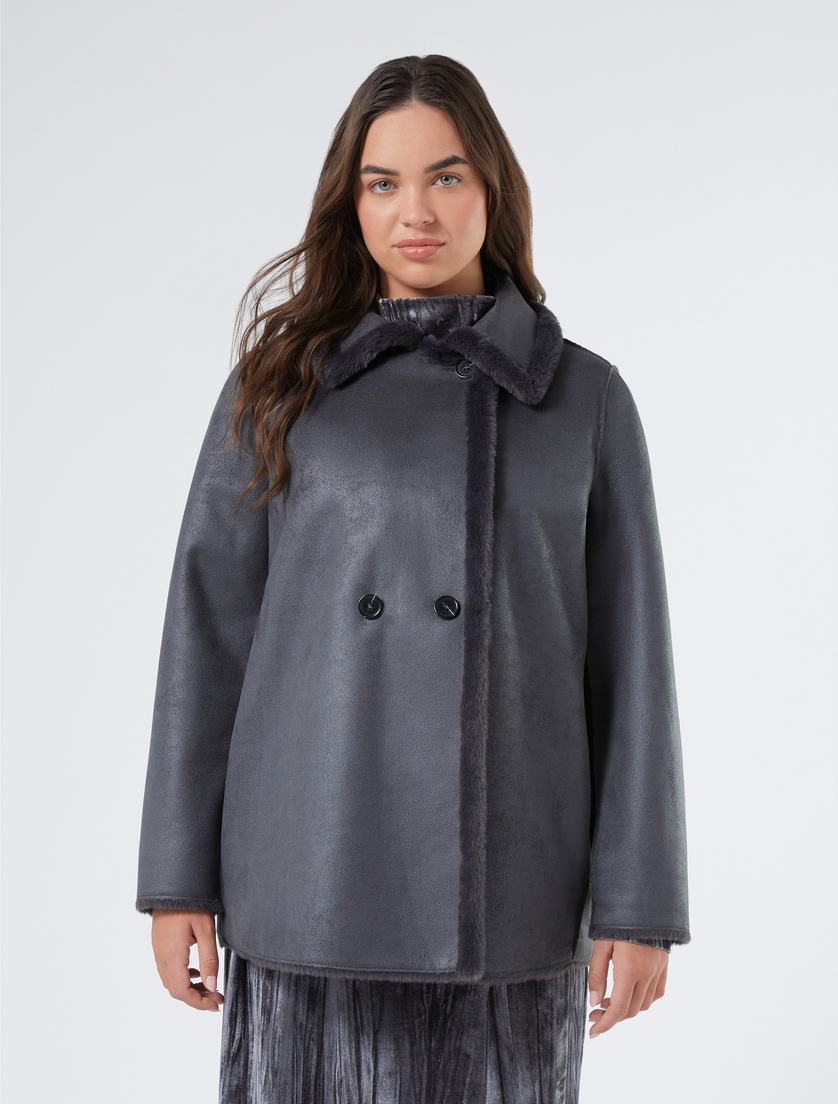 Reversible pea coat - MEDIUM GREY - Marina Rinaldi - 3