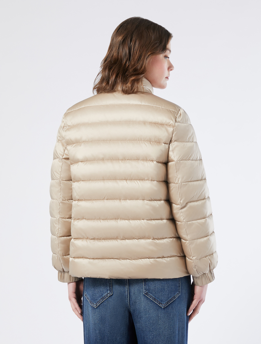 Iridescent nylon padded jacket - MAKE UP LUMIERE - Marina Rinaldi - 4 Iridescent nylon padded jacket - MAKE UP LUMIERE - Marina Rinaldi - 4