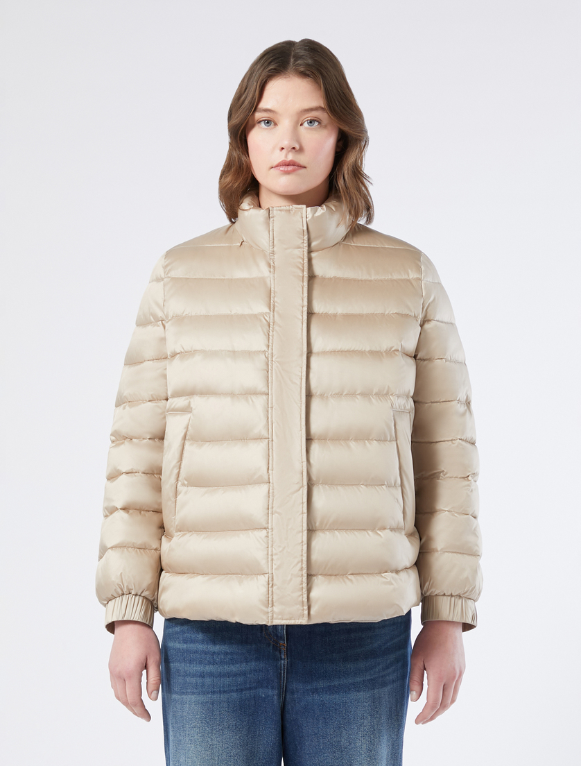 Iridescent nylon padded jacket - MAKE UP LUMIERE - Marina Rinaldi - 3 Iridescent nylon padded jacket - MAKE UP LUMIERE - Marina Rinaldi - 3