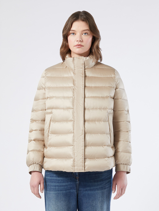 Iridescent nylon padded jacket - MAKE UP LUMIERE