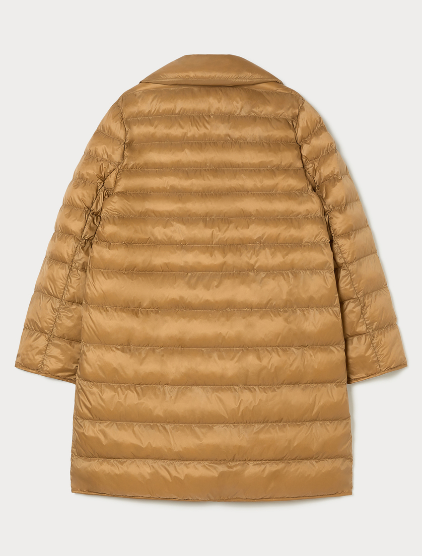 Quilted nylon padded jacket - CAMEL - Marina Rinaldi - 4 Quilted nylon padded jacket - CAMEL - Marina Rinaldi - 4