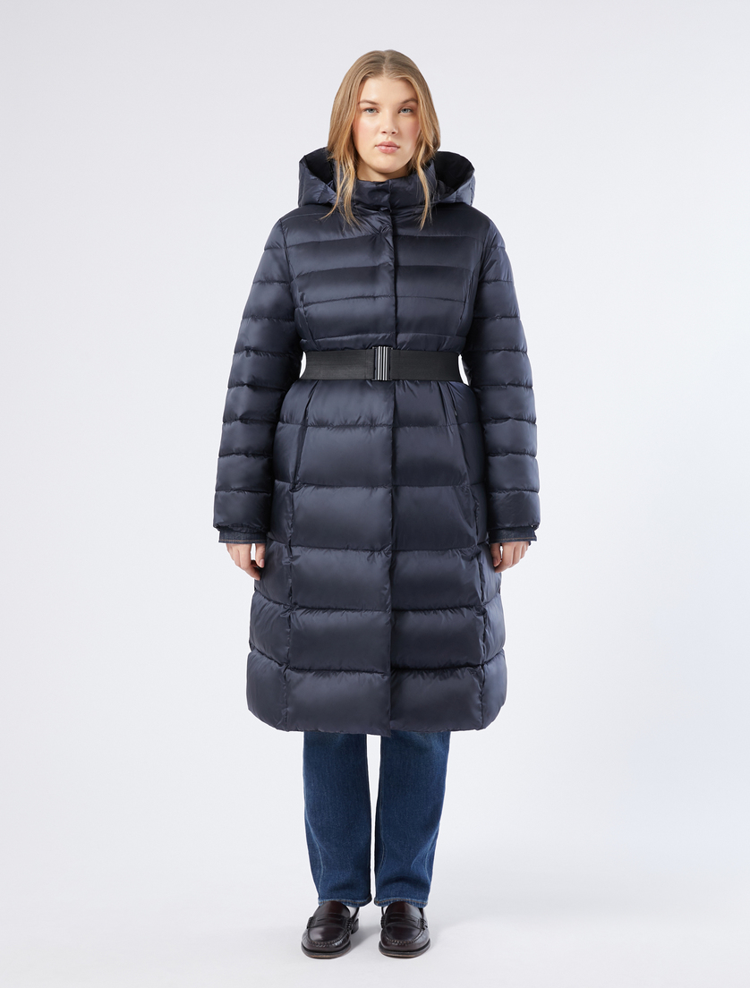 Iridescent nylon padded jacket - ULTRAMARINE - Marina Rinaldi - 3 Iridescent nylon padded jacket - ULTRAMARINE - Marina Rinaldi - 3