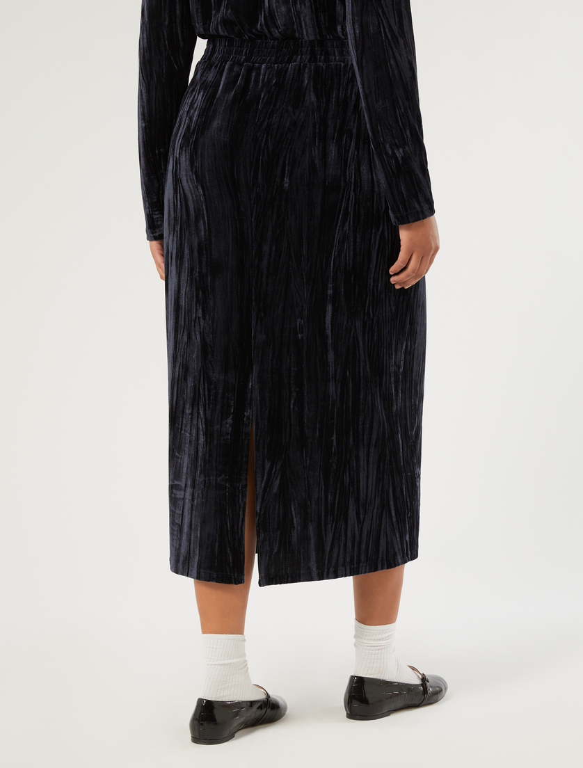 Velvet jersey sheath dress - MIDNIGHTBLUE - Marina Rinaldi - 4 Velvet jersey sheath dress - MIDNIGHTBLUE - Marina Rinaldi - 4