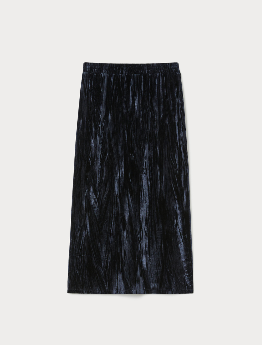 Velvet jersey sheath dress - MIDNIGHTBLUE - Marina Rinaldi Velvet jersey sheath dress - MIDNIGHTBLUE - Marina Rinaldi