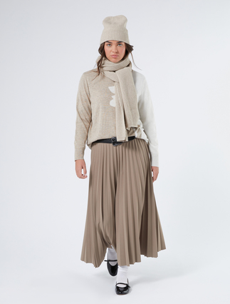 Long jersey crêpe skirt - Marina Rinaldi