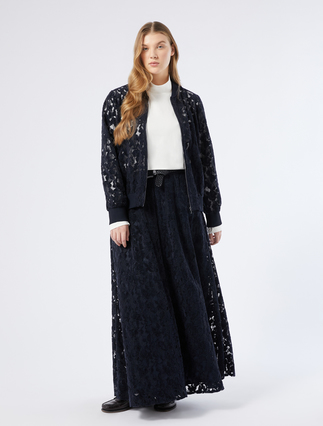 Long velvet lace skirt - Marina Rinaldi