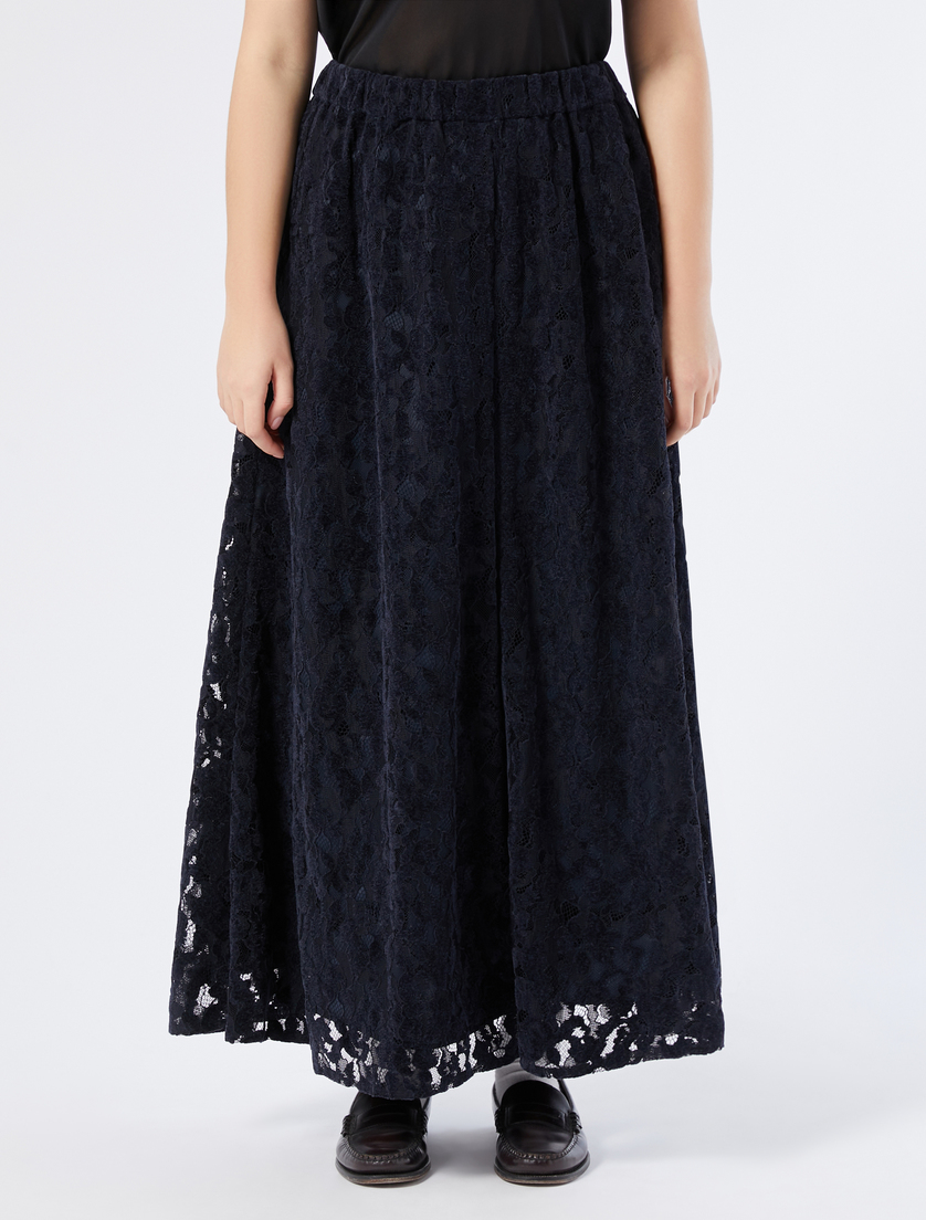 Long velvet lace skirt - Marina Rinaldi