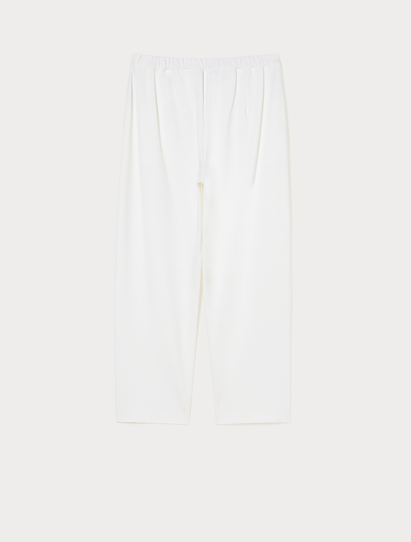 Slim jersey trousers - WHITE - Marina Rinaldi - 4 Slim jersey trousers - WHITE - Marina Rinaldi - 4