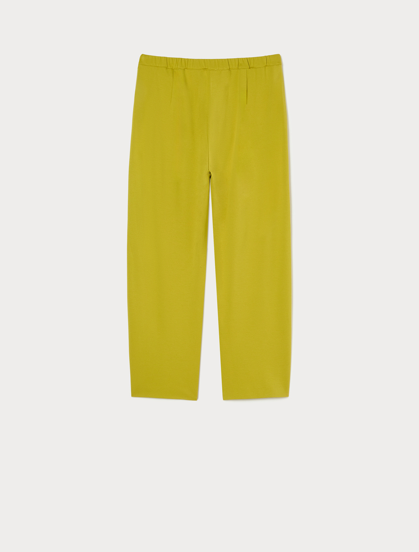 Slim jersey trousers - LIME GREEN - Marina Rinaldi - 4