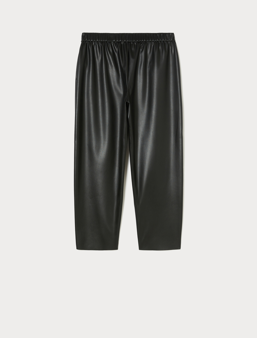 Coated jersey trousers - BLACK - Marina Rinaldi - 4 Coated jersey trousers - BLACK - Marina Rinaldi - 4