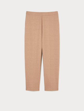 Yarn-dyed jersey trousers - Marina Rinaldi