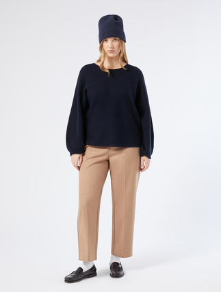 Yarn-dyed jersey trousers - Marina Rinaldi