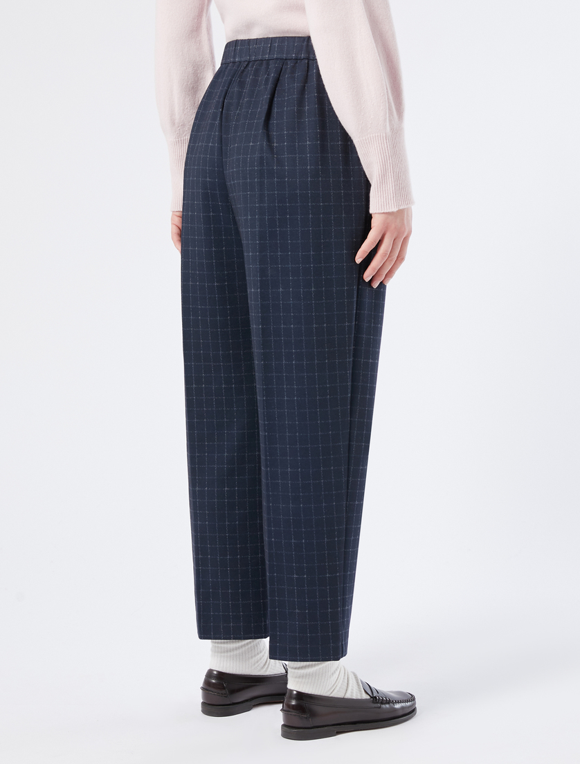 Yarn-dyed jersey trousers - MIDNIGHTBLUE - Marina Rinaldi - 4 Yarn-dyed jersey trousers - MIDNIGHTBLUE - Marina Rinaldi - 4