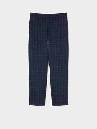 Yarn-dyed jersey trousers - Marina Rinaldi