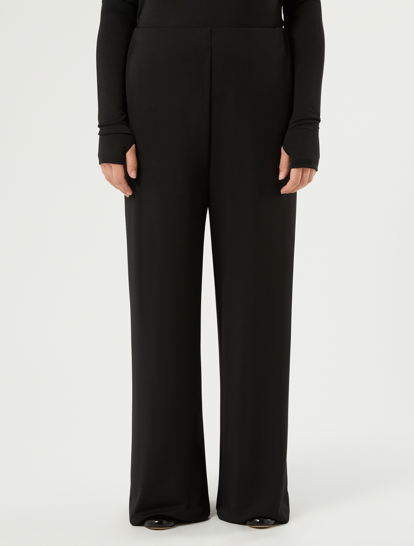 Interlock jersey trousers - Marina Rinaldi