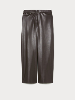 Coated jersey trousers - Marina Rinaldi