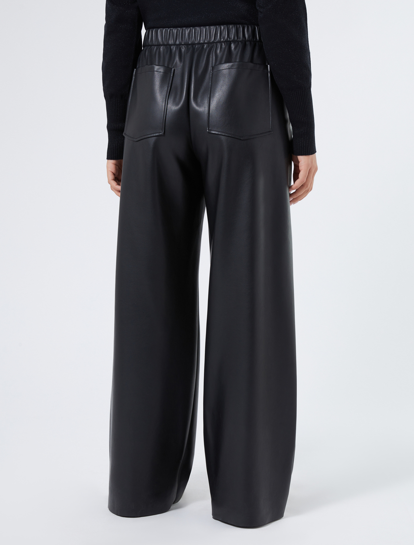 Coated jersey trousers - BLACK - Marina Rinaldi - 4 Coated jersey trousers - BLACK - Marina Rinaldi - 4
