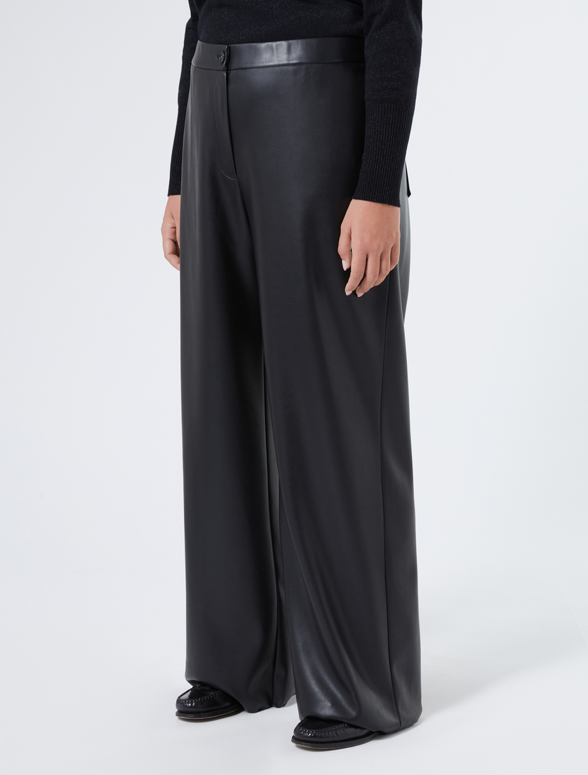 Coated jersey trousers - BLACK - Marina Rinaldi - 3 Coated jersey trousers - BLACK - Marina Rinaldi - 3