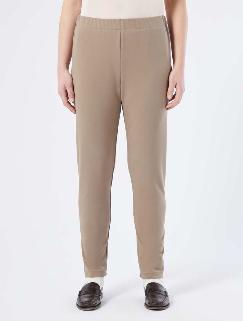 Crêpe jersey trousers - TURTLEDOVE - Marina Rinaldi - 3 Crêpe jersey trousers - TURTLEDOVE - Marina Rinaldi - 3