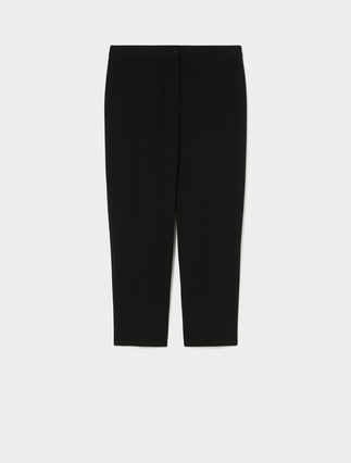 Jersey crêpe slim-fit trousers - Marina Rinaldi